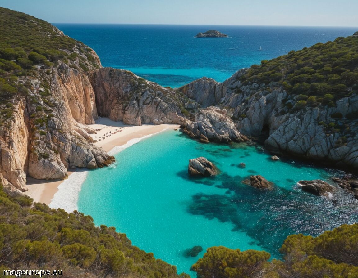 Unentdeckte Buchten bei Porto Pino - Sardinien » Verborgene Traumstrände